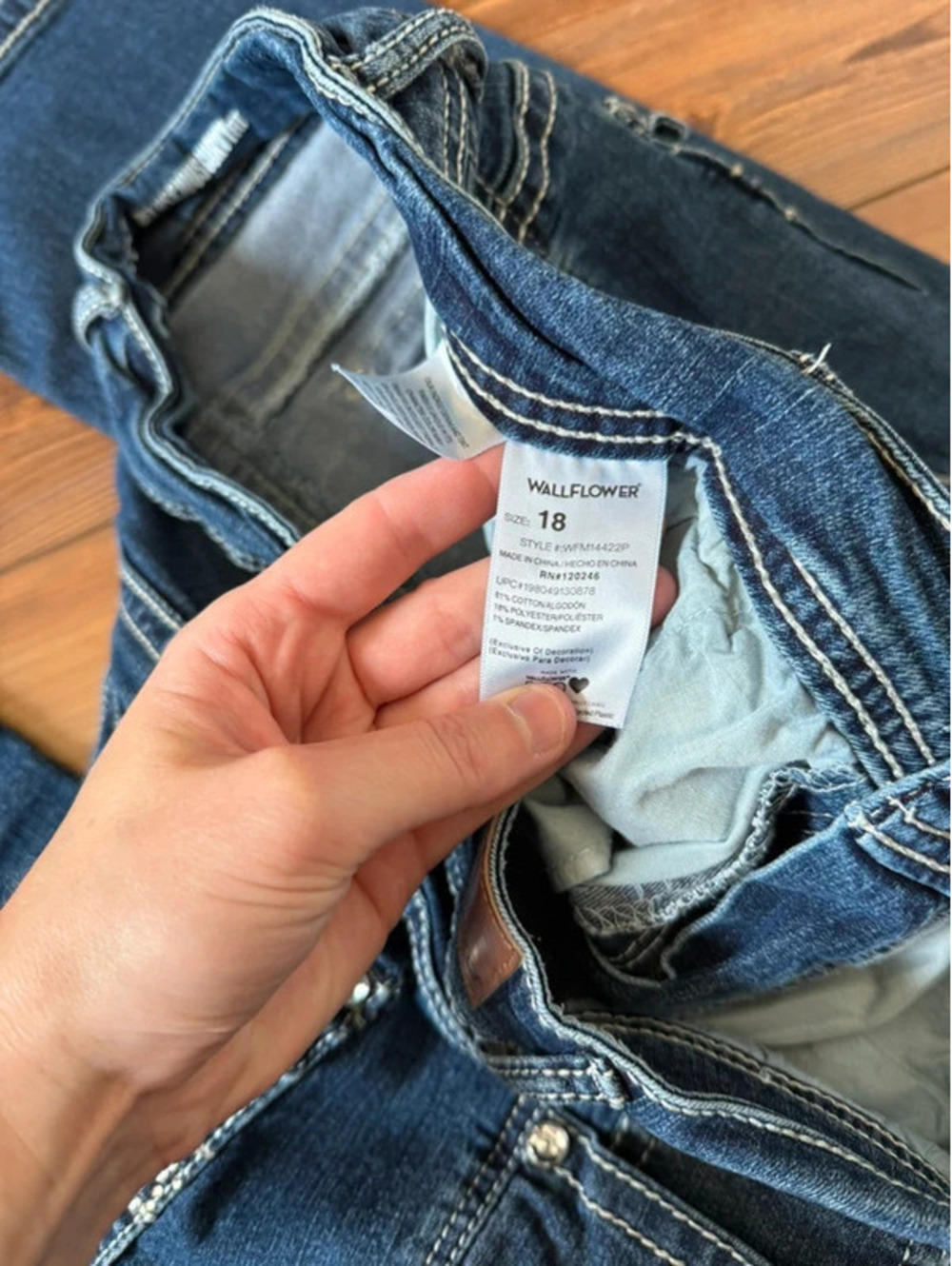 Wallflower jeans size 18 - Picture 3 of 3